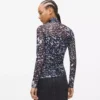 Top met all-over print