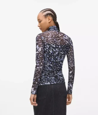 Top met all-over print