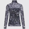 Top met all-over print