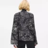 Top met waaierprint