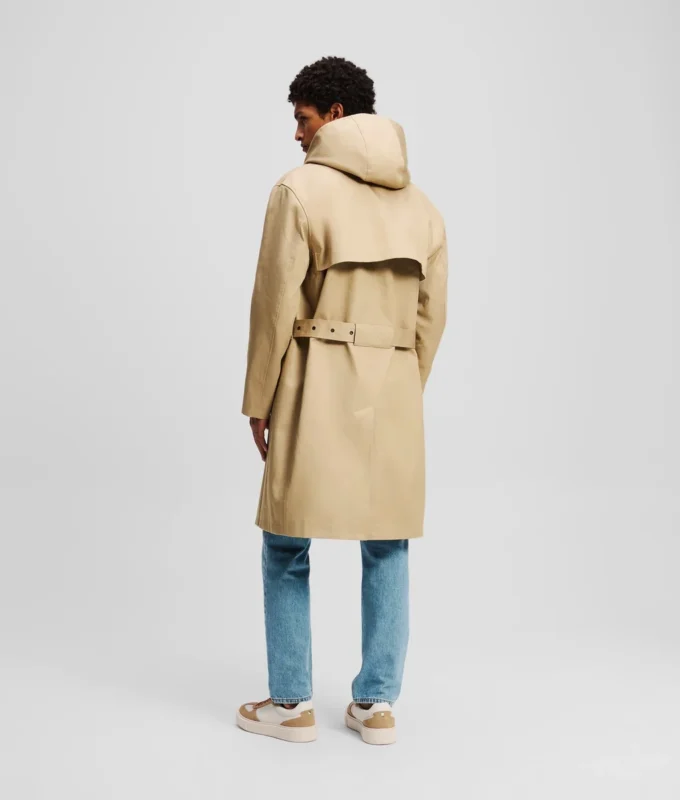 TRENCHCOAT MET CAPUCHON