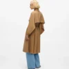 Trenchcoat met plooien