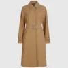 Trenchcoat met plooien