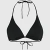 Triangelbikinitop met geschulpte rand