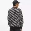 Trui met all-over monogram