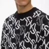 Trui met all-over monogram
