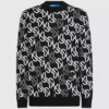 Trui met all-over monogram