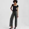 TWEEKLEURIGE MID-RISE RELAXED JEANS