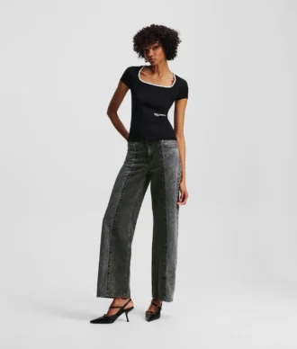 TWEEKLEURIGE MID-RISE RELAXED JEANS