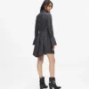 Uitlopende denim jurk