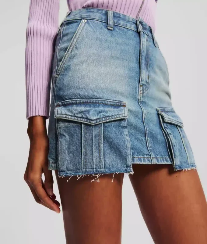 UTILITY DENIM MINIROK