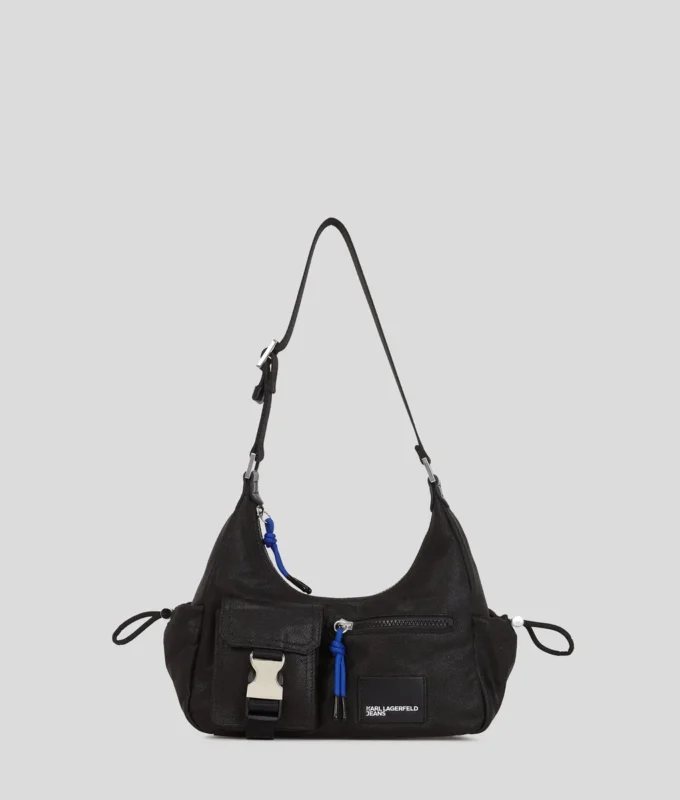 UTILITY GECOATE DENIM SCHOUDERTAS