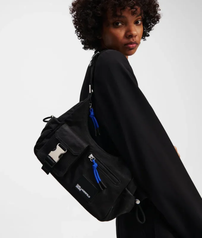 UTILITY GECOATE DENIM SCHOUDERTAS