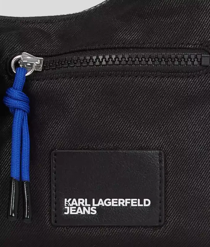 UTILITY GECOATE DENIM SCHOUDERTAS