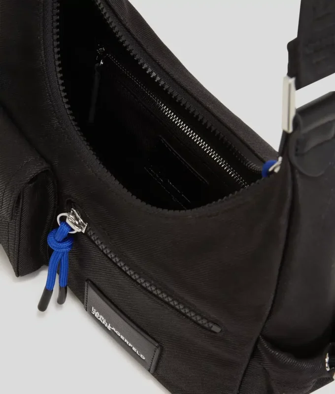 UTILITY GECOATE DENIM SCHOUDERTAS