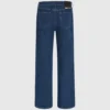 Versleten relaxed jeans met middelhoge taille