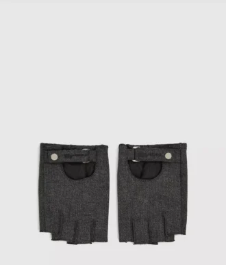 Vingerloze denim handschoenen