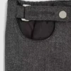 Vingerloze denim handschoenen