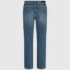 Vintage gewassen rechte jeans