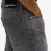 Vintage gewassen tapered jeans