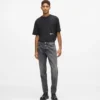 Vintage gewassen tapered jeans