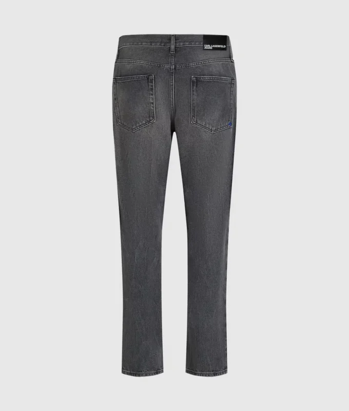 Vintage gewassen tapered jeans