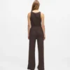 Wafelstof loungewear broek