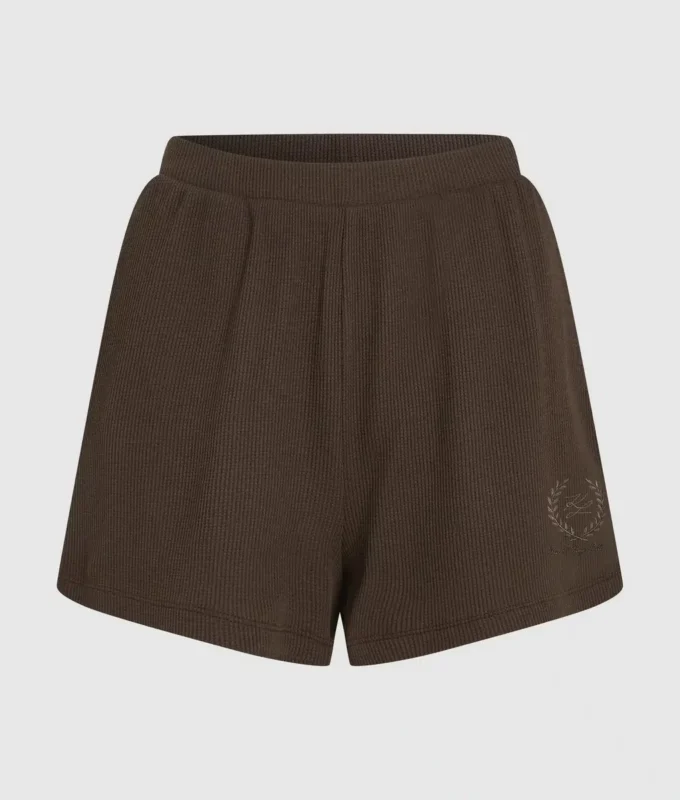 Wafelstof loungewear-short