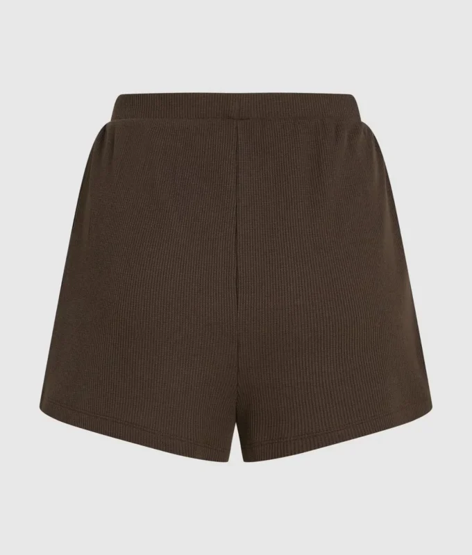 Wafelstof loungewear-short